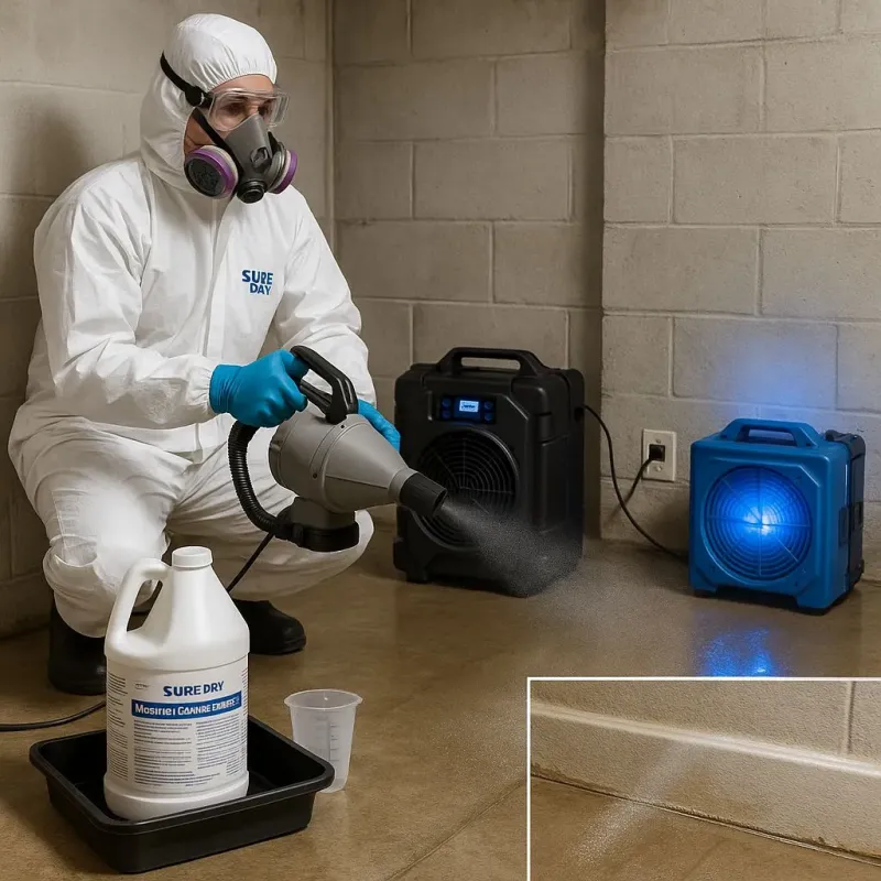 Sanitization and Odor Removal process in Ellwood City, PA