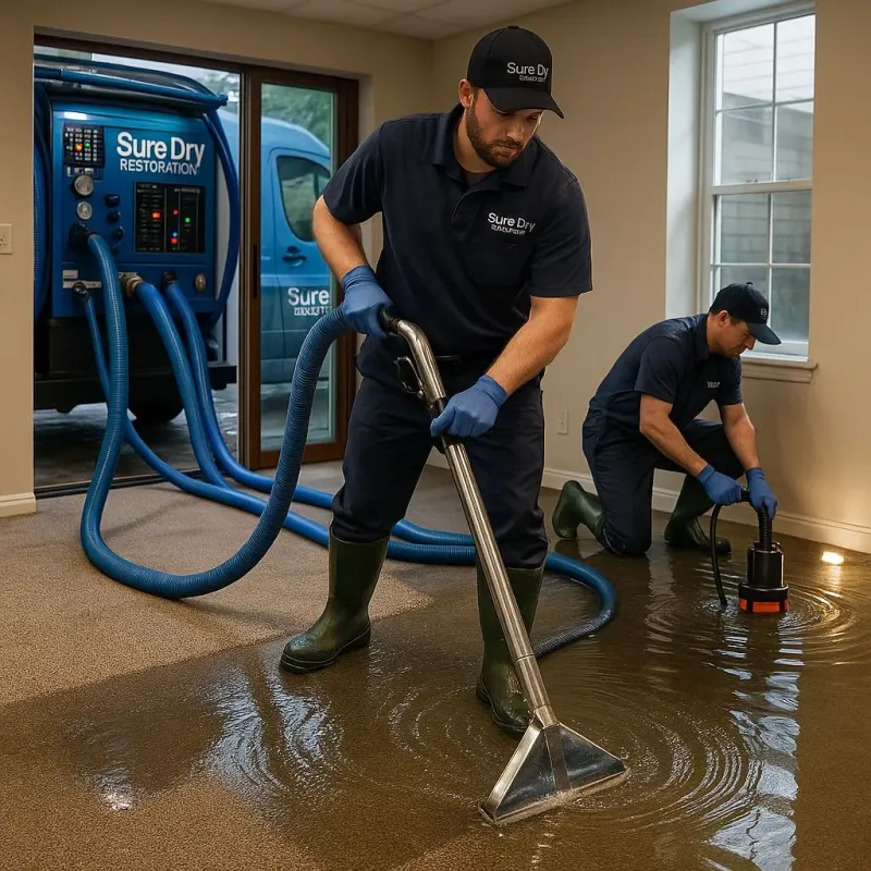 Water Extraction and Removal process in Ellwood City, PA